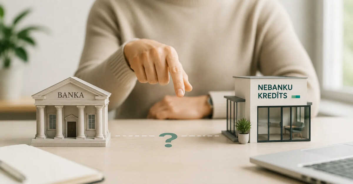 nebanku aizdevēji vai bankas nebanku aizdevēji