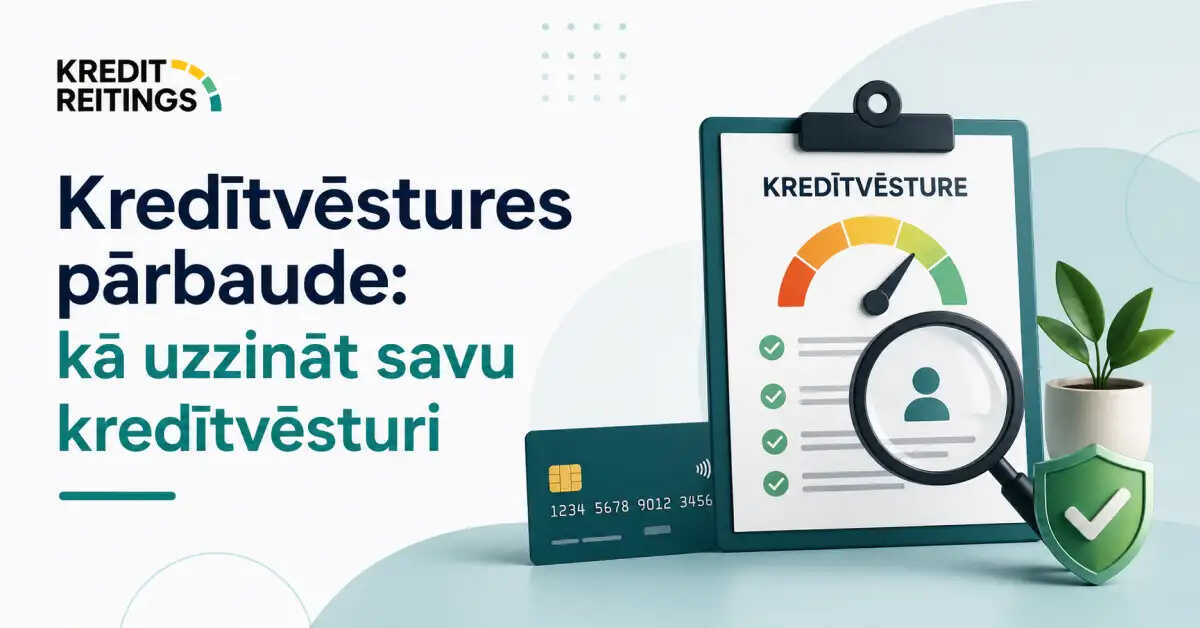 Kredītvēstures pārbaude: kā uzzināt savu kredītvēsturi